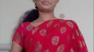 Indian wife with white breasts