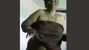 Elderly Randi engages with patron