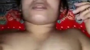 A married beauty moans during intense sex with her husband