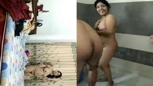 Priya Bhabha and her husband's friend in a steamy video