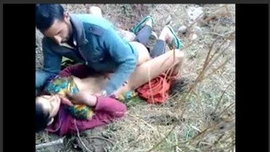 Open-air romantic encounter of a homosexual pair in Mumbai