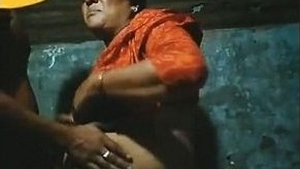 Aunty caught in a secret intimate encounter with a well-compensated partner