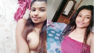 Desi beauty bares her breasts in exclusive video