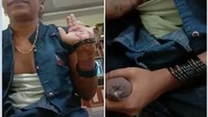 Indian girl fondles her boobs and pleasures herself