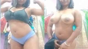 Indian babe reveals her naked body and gets fucked
