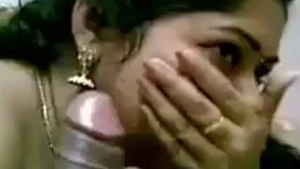 South Indian wife's sensual oral pleasure performance