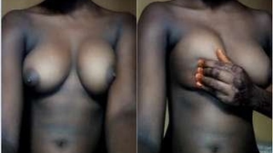 Tamil girl flaunts her breasts and pussy for your pleasure