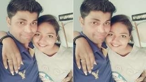 Romantic couple enjoys passionate sex with each other