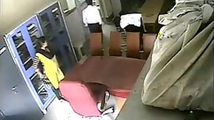 A indian school teacher banging a fellow teacher.