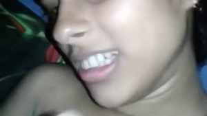 A lovely Indian girl enjoys rough sex with her boyfriend