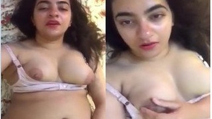 Watch a stunning girl from Puck flaunt her breasts and wet vagina