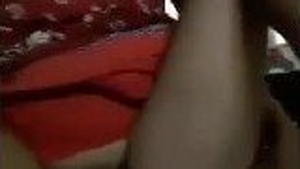 Indian aunty reveals her intimate parts in arousing manner