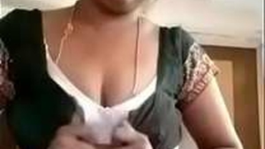 Busty Desi bhabi flaunts her assets in village video