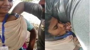 Tamil lover gives outdoor blowjob in desi style