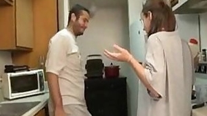 ZGV Brother And Sister Blowjob In The Kitchen M