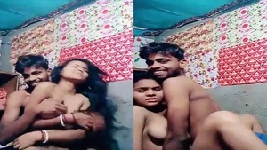 Hot couple from Bijnor village gets naughty on camera