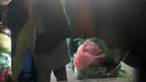 Mature Pakistani couple's passionate romance in a store