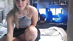 Teen upskirt on webcam