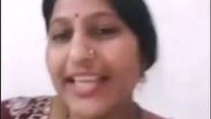 Indian aunt's explicit video featuring mature woman