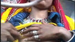 Village bhabhi proudly displays her breasts
