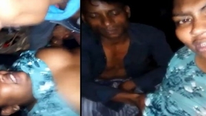 Mature Bangla whore gets fucked in the open air