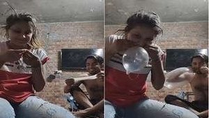 Desi Mistress's sensual rendezvous with condom play