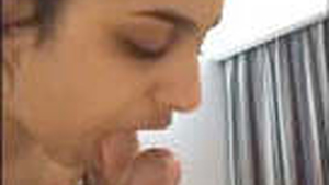 An Indian woman receives oral sex from her aroused male companion