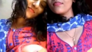 Gorgeous wife flaunts her alluring large breasts