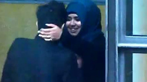British Pakistani lovers' passionate display in a public setting