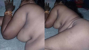 Tamil auntie flaunts her butt in part two