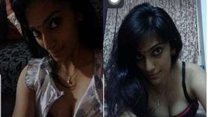 Beautiful Indian babe soaps up in a steamy video recorded by her admirer