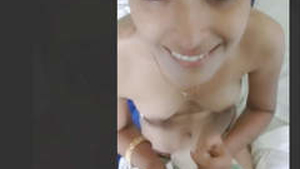 Adorable girl gives an amazing blowjob