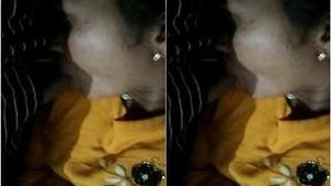 Bhabhi flaunts her oral skills in nude video for her husband