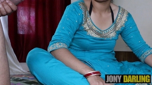 Arousing Punjabi matrimony administers a titillating oral sex and is penetrated