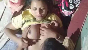 Desi couple fucks passionately with big boobs bouncing