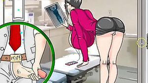 Slutty nurse fucked in a drawn porn vid