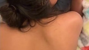 A newly married Indian wife has doggy style sex
