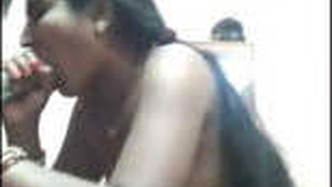 Indian aunt performs passionate oral sex on her spouse