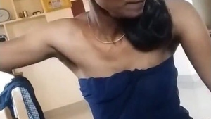 A wife pleases her partner with a passionate oral sex in this erotic video