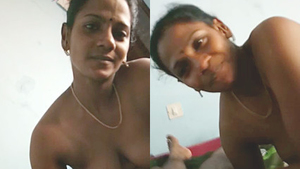 Indian aunt's passionate hand job