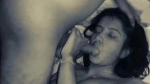 Stunning couple gives an amazing blowjob