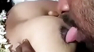 Indian aunty big boobs sucking