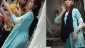 Bhabi gets caught in the act of having sex with her lover