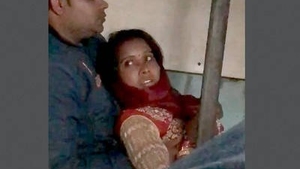 Indian couple has sex on a moving train in rural area
