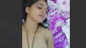 Indian newlywed college girl enjoys sex in video