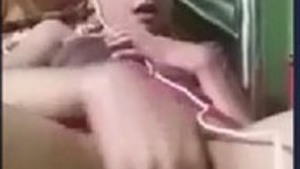 Watch a young girl get naughty on camera