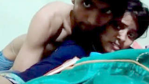 Cute couple's romantic fucking captured in MMS video