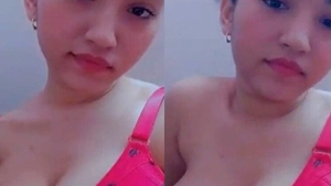 Cute desi bhabi with big boobs gets naughty in hot video