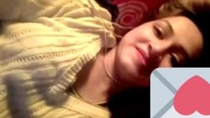 Indian girl flaunts her large breasts and intimate area on video call