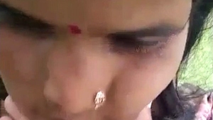 Passionate outdoor sex with a black lover